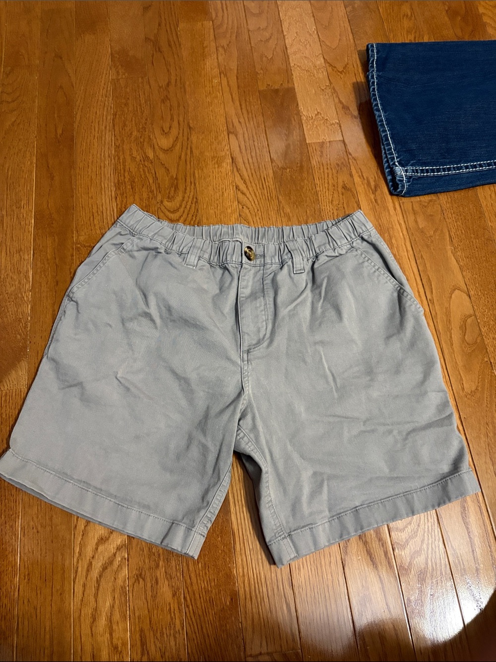 Chubbies  Light Gray Elastic Waist Shorts